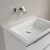 Villeroy&Boch Subway 3.0 Раковина 60х47х16.5см., без отв., подвесная, с антигрязевым покрытием CeramicPlus, без перелива, цвет: альпийский белый