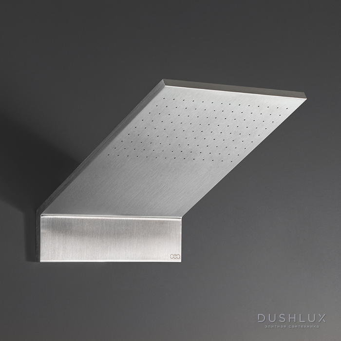 Фото CEA Design FREE IDEAS Верхний душ 16см, настенный, 1 режим, Rain jet, цвет: нержавеющая сталь