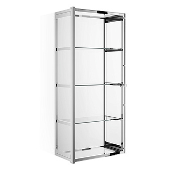 Decor Walther Glas S 3 Шкафчик подвесной 35x19x80см, стекло прозрачное, цвет: хром