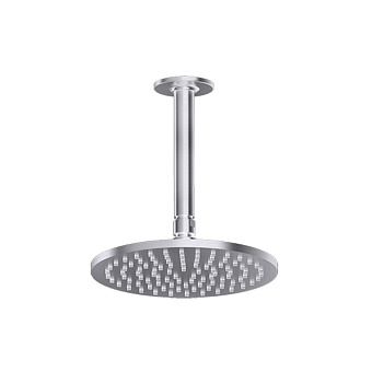 Gessi Inciso Потолочная душевая головка шарнирная на 1/2", Ø200 мм, цвет: finox