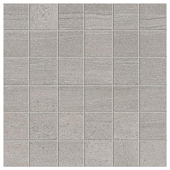 Ergon Stone Project Керамогранит 30x30x0.95см, универсальная, неглазурованный, цвет: Mosaico Falda Grey naturale