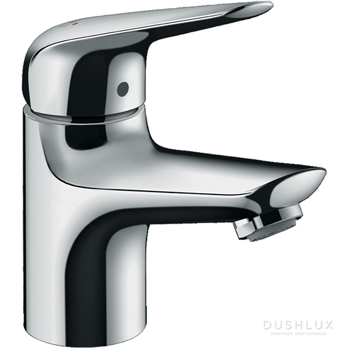 Фото Hansgrohe Novus Смеситель для раковины 70 на 1 отв. с донным клапаном, излив 107мм, h67мм, цвет: хром