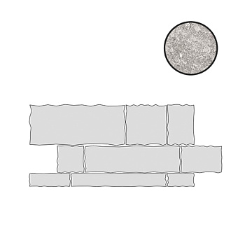 Ergon Oros Stone Керамогранит 130x60x0.95см, универсальная, неглазурованный, цвет: Multi Prestige Brecciato Grey tecnica r11