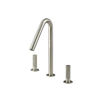TREEMME 22mm Смеситель для раковины, на 3 отв.,, цвет: нержавеющая сталь
