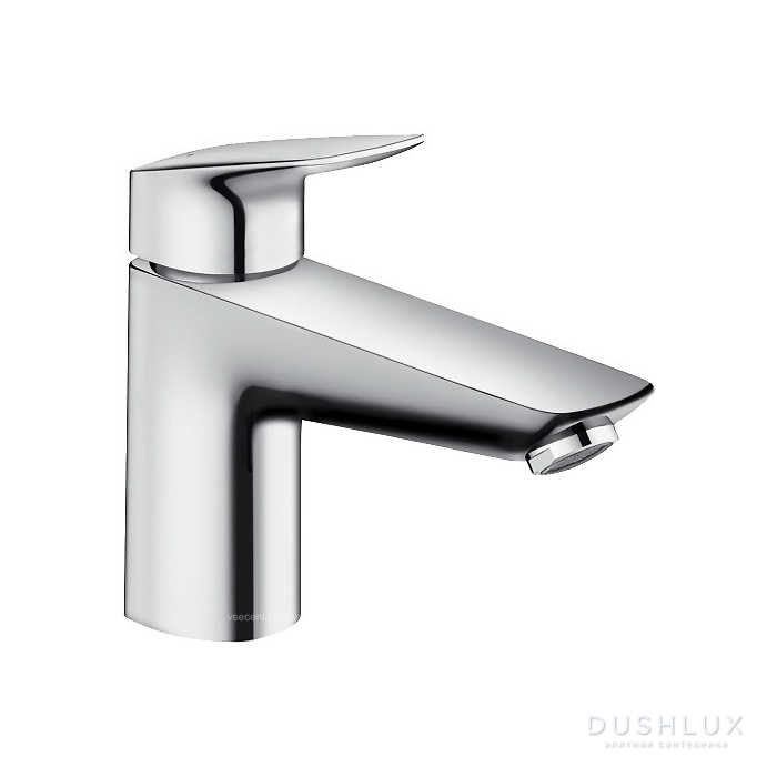 Фото Hansgrohe Logis Смеситель на борт ванны Monotrou на 1 отв, излив 145мм, без переключателя, цвет: хром