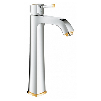 Grohe Grandera, Смеситель для раковины, цвет: хром/золото