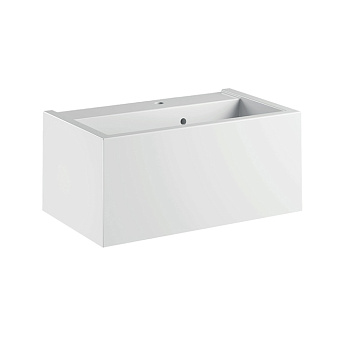 Kerasan Kanaal Раковина 80x46.5см., подвесная, 1 отв., цвет: белый глянцевый
