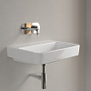Villeroy&Boch O.novo раковина 60x46x17.5см., без отв., подвесная, без перелива, цвет: альпийский белый
