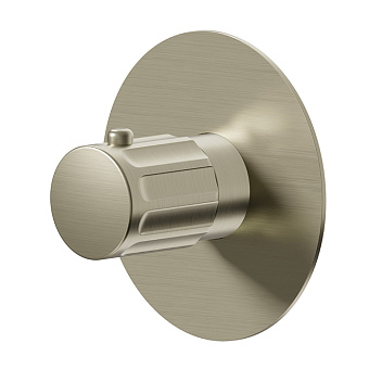 Newform Ionika bagno Смеситель для душа, встраиваемый, термостатический, цвет: PVD brushed pale gold