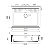 Omoikiri Kinokawa 90 Кухонная мойка 90x21,7x63.5см.,встраиваемая, цвет: белый
