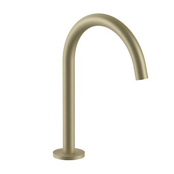 Fantini Nostromo Излив смесителя для раковины, цвет: Matt British Gold PVD