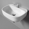 Flaminia Mono Раковина 64x48x18.5 см, 1 отв., подвесная, цвет: белый