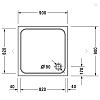 Duravit D-Code Душевой поддон 90x90х8.5 см, акриловый, квадратный, цвет: белый