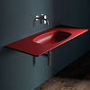 Flaminia Nuda Раковина 90x48.5x14 см, без отв., подвесная, цвет: rosso rubens