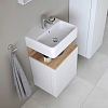 Duravit Qatego Раковина 45x35x12.5 см, подвесная, без отв., цвет: белый