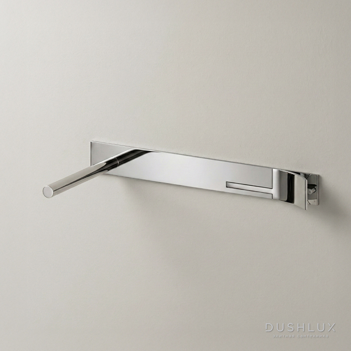 Фото CEA Design CUT PLUS Смеситель для раковины, настенный, цвет: полированная сталь