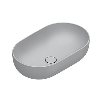 Catalano Sfera Раковина 60x37см накладная, без отв., цвет: Cemento Satinato