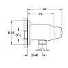 Grohe Movario Подключение для шланга, цвет: хром
