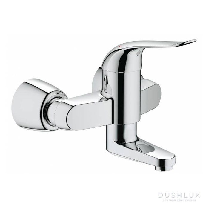 Фото Grohe Euroeco Special Смеситель для раковины, настенный, цвет: хром
