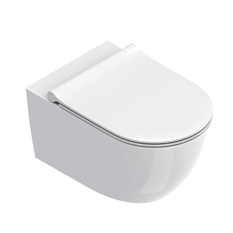 Catalano Sfera Унитаз подвесной 55х35см, безободковый, смыв Tornado, покрытие Cataglaze+, цвет: белый глянцевый