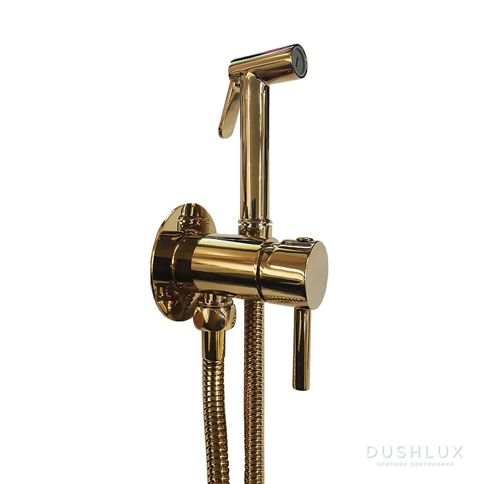 Paffoni Tweet round Гигиенический душ с держателем, шланг 120см, co ...