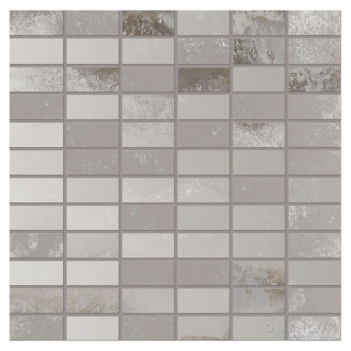 Фото Viva Narciso Керамогранит 30x30x0.95см, универсальный, цвет: Mosaico Argento Lappato Lucido