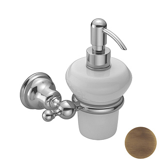 huber croisette dozator podvesnoy tsvet bronza keramika аксессуары для ванной комнаты под бронзу