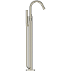 Ideal Standard Joy Смеситель для ванны, напольный, с ручным душем, цвет: PVD Silver Storm (Серебряный Шторм)