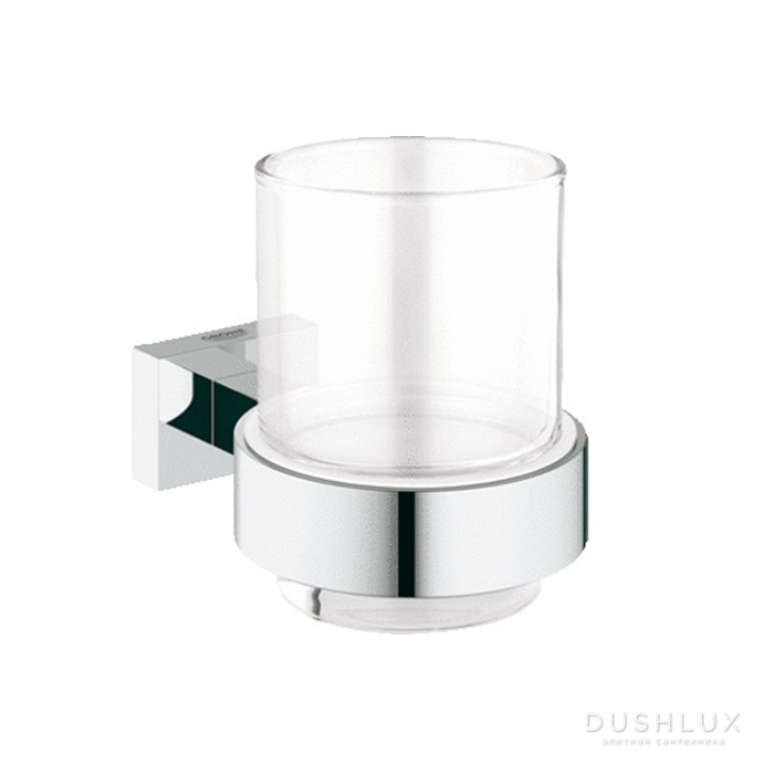 Фото Grohe Essentials Cube Стакан с держателем, подвесной, цвет: хром