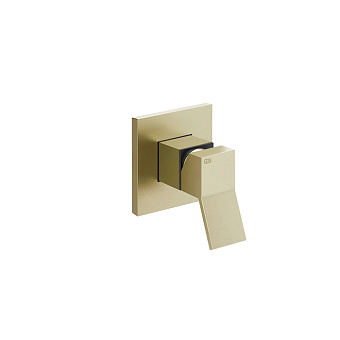 Gessi Rettangolo K Смеситель для душа, встраиваемый, цвет: Brushed Brass PVD