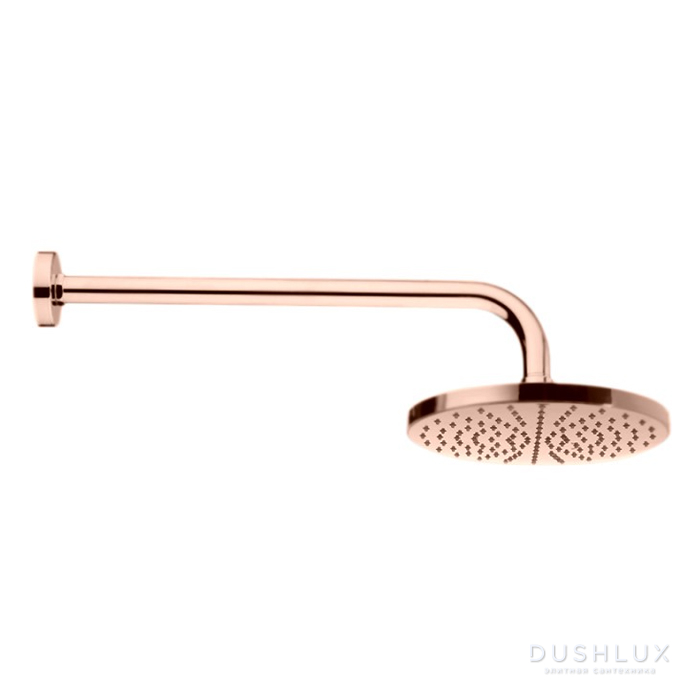 Фото Webert Shower Set Верхний душ 20см., настенный, сталь, цвет: розовое золото