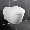 Villeroy&Boch Subway 2.0 Унитаз 37.5x36см., подвесной, с гориз. выпуском, цвет: альпийский белый