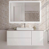 Kerama Marazzi Plaza Раковина 55х40см., встраиваемая сверху, 1 отв., цвет: белый глянцевый