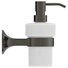 Ideal Standard La Dolce Vita Дозатор для жидкого мыла, подвесной, цвет: PVD Magnetic Grey/матовое стекло