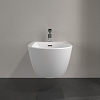 Villeroy&Boch Subway 3.0 Биде подвесное 37.5х56х27см., 1 отв., с донным клапаном, цвет: альпийский белый