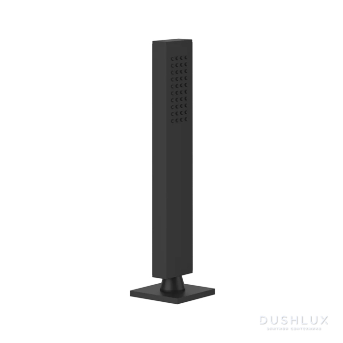 Фото Gessi Rettangolo Душевая лейка выдвигающаяся, с держателем, цвет: Black XL