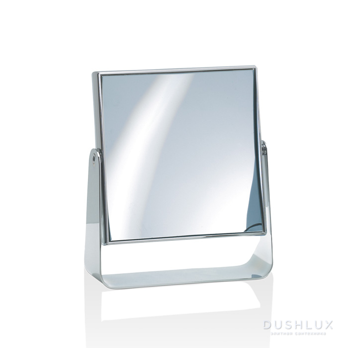 Фото Decor Walther SPT 65 Косметическое зеркало 16.5x19см, настольное, увел. 5x, цвет: хром