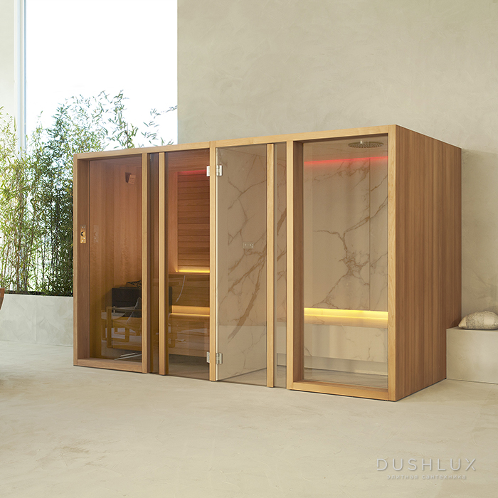 Фото Effegibi Yoku Spa Shelf Сауна&Хаммам 444x170h217см, в нишу, цвет: на выбор