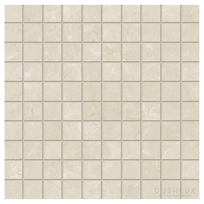 Фото Emilceramica Tele DI Marmo Reloaded Керамогранит 30x30x0,95см, универсальная, глазурованный, цвет: Mosaico Marfil Ordonez Lappato