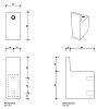Decor Walther CT HAK1 Крючок, подвесной, цвет: хром