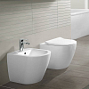 Villeroy&Boch Subway 2.0 Унитаз подвесной 37x56 см, безободковый, с антигрязевым покрытием CeramicPlus, цвет: белый