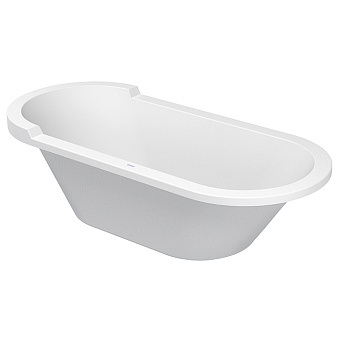 Duravit Starck Ванна 180х80х52 см, акриловая встраиваемая, с двумя наклонами для спины, цвет: белый
