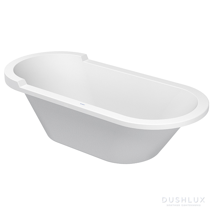 Фото Duravit Starck Ванна 180х80х52 см, акриловая встраиваемая, с двумя наклонами для спины, цвет: белый