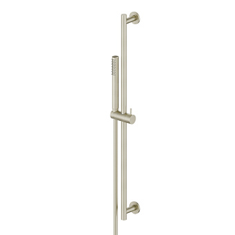 Newform X-Steel 316 Душевой гарнитур: штанга, ручной душ, шланг 150см., цвет: PVD brushed pale gold