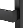 Secado Кродо Полотенцесушитель 50x80 см, электрический, цвет: черный матовый