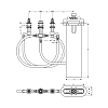 Hansgrohe Встраиваемая часть смесителя для ванны