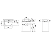 Laufen Sonar Раковина накладная 60x42x14см, с 1 отв., цвет: белый