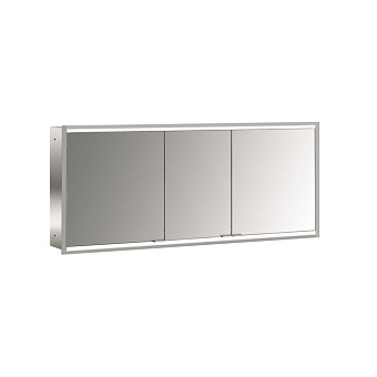 Emco Prime Зеркальный шкаф 160см., с подсветкой LED 2 Facelift встраив. модель, 3-дверки, IP 20 задняя панель цвет белый