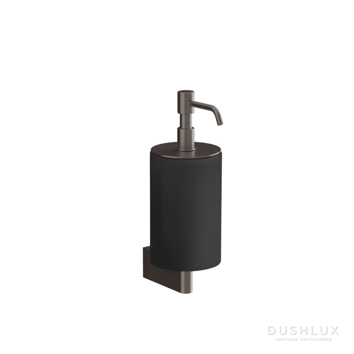 Фото Gessi Origini Дозатор для жидкого мыла, подвесной, цвет: черный матовый/Black Metal Brushed PVD