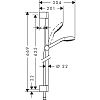 Hansgrohe Croma Select E Var Uni Душевой гарнитур 65см., с ручным душем, цвет: хром